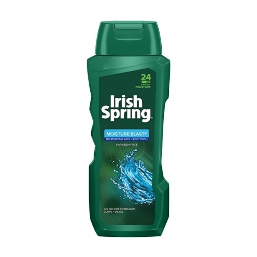 Picture of Sữa tắm + rửa mặt dưỡng ẩm dành cho nam irish spring men's moisturizing face & body wash, moisture blast