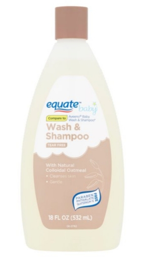 Picture of Sữa tắm gội dành cho trẻ sơ sinh equate baby wash & shampoo