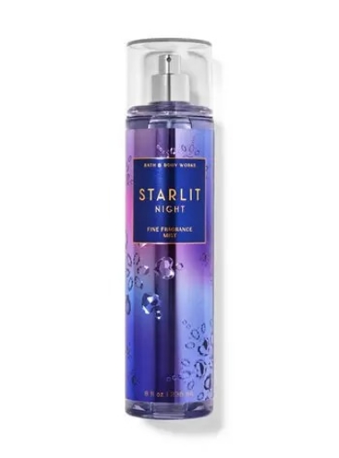 Picture of Xịt thơm bath & body works starlit night fine fragrance mist