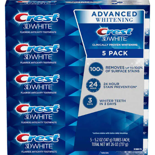 Picture of Kem đánh răng crest 3d white advanced triple whitening toothpaste