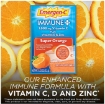 Picture of Bột hòa tan Vitamin C + Vitamin D & Kẽm Emergen-C Immune+ 1000 mg Vitamin C  Plus Vitamin D & Zinc, Super Orange