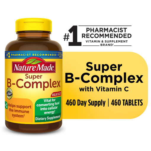 Picture of Viên uống bổ sung phức hợp Vitamin B Nature Made Super B-Complex , 460 viên