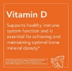 Picture of Viên nhai bổ sung vitamin d3 vị bạc hà Now Supplements Vitamin D-3 5000 IU Structural Support Mint