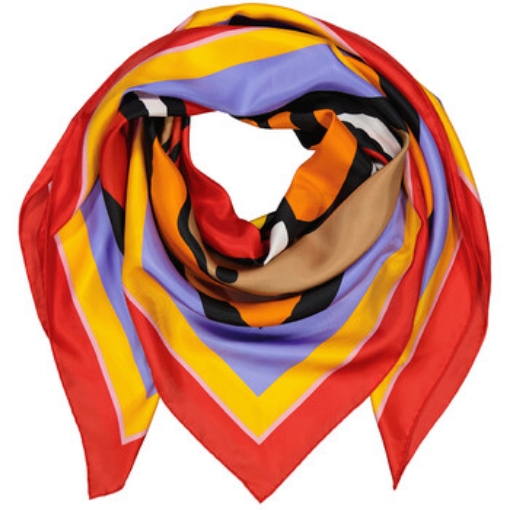 Picture of HERMES Silk Twill Robe Du Soir Pop Scarf