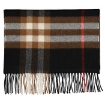Picture of BURBERRY Black The Classic Check Cashmere Scarf