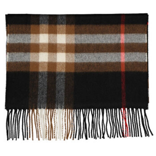 Picture of BURBERRY Black The Classic Check Cashmere Scarf