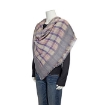 Picture of COACH Ladies Horse And Carriage Plaid Print Sqaure Scarf