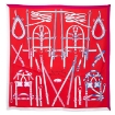 Picture of HERMES Harnais De Timon Silk Twill Square Scarf