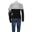 Picture of BURBERRY Grey The Classic Check Cashmere Scarf
