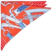 Picture of HERMES La Promenade Du Matin Giant Triangle Silk Twill Scarf