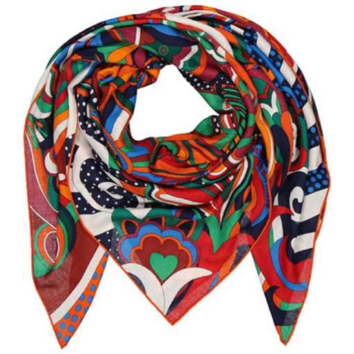 Picture of HERMES Cashmere And Silk Faubourg Rainbow Shawl