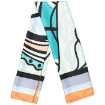 Picture of HERMES Silk Twill Robe Du Soir Pop Scarf