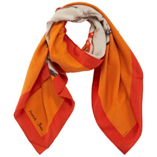 Picture of HERMES Chevaux Au Pre Cashmere And Silk Square Shawl