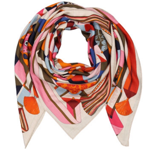 Picture of HERMES L'Art DU Bojagi Shawl 140