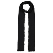 Picture of ROBERTO CAVALLI Ladies Ladies Black Fil Coupe Stole