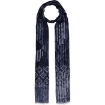 Picture of EMPORIO ARMANI Blue Patterned Scarf