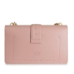Picture of PINKO Ladies Love Simply Light Pink Leather Shoulder Bag