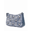 Picture of MCM Ladies Blue Shoulder Bag in Vintage Jacquard Monogram