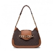 Picture of MICHAEL KORS Signature Logo-print Small Hally Shoulder Bag