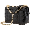 Picture of MICHAEL KORS Ladies Soho Small Studded Quilted Patent Leather Shoulder Bag - Black