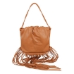 Picture of BOTTEGA VENETA The Fringe Pouch Brown Ladies Shoulder Bag