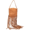 Picture of BOTTEGA VENETA The Fringe Pouch Brown Ladies Shoulder Bag