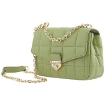 Picture of MICHAEL KORS Ladies Soho Small Leather And Chain Shoulder Bag - Light Sage