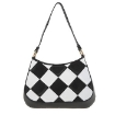 Picture of ALOHAS Ladies The C Scacchi Shoulder Bag - Black/White