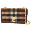 Picture of BURBERRY Ladies Small Lola Quilted Check Cashmere Bag