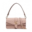 Picture of MICHAEL KORS Greenwich Medium Logo Jacquard Shoulder Bag - Fawn