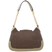 Picture of MICHAEL KORS Signature Logo-print Small Hally Shoulder Bag - Green