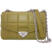 Picture of MICHAEL KORS Ladies SoHo Large Quilted Leather Shoulder Bag - Olive Green