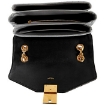 Picture of CELINE Medium C in Quilted Calfskin Black/Silver Shoulder Bag