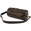 Picture of TARA ZADEH Ladies Crocodile Effect Glitter Cylinder Bag