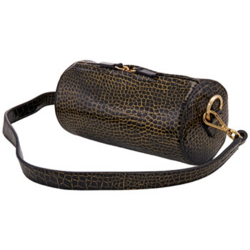 Picture of TARA ZADEH Ladies Crocodile Effect Glitter Cylinder Bag