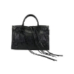 Picture of BALENCIAGA Black City Stud Detail Shoulder Bag