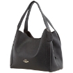 Picture of COACH Ladies Hadley Leather Hobo Bag In Gold / Black