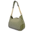 Picture of MICHAEL KORS Signature Logo-print Small Hally Shoulder Bag - Light Sage