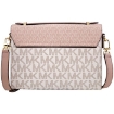 Picture of MICHAEL KORS Ladies Hendrix Medium Two-tone Logo Messenger Bag