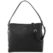 Picture of DAKS Ladies Vauxhall Black Leather Shoulder Bag