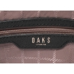 Picture of DAKS Ladies Vauxhall Black Leather Shoulder Bag