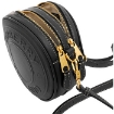 Picture of BURBERRY Ladies Black Leather Logo Embossed Round Louise Bag