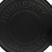 Picture of BURBERRY Ladies Black Leather Logo Embossed Round Louise Bag