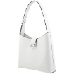 Picture of SALVATORE FERRAGAMO Ladies Trifolio Large Leather Shoulder Bag - White