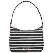 Picture of KATE SPADE The Little Better Sam Stripe Small Shoulder Bag in Black/Clotted Cream