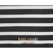 Picture of KATE SPADE The Little Better Sam Stripe Small Shoulder Bag in Black/Clotted Cream