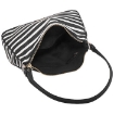 Picture of KATE SPADE The Little Better Sam Stripe Small Shoulder Bag in Black/Clotted Cream