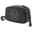 Picture of PHILIPP PLEIN Ladies Crystal Studs Nappa Leather Shoulder Bag
