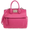 Picture of SALVATORE FERRAGAMO The Studio Leather Top Handle Bag - Pink