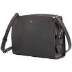 Picture of DAKS Ladies Ashby Black Leather Shoulder Bag